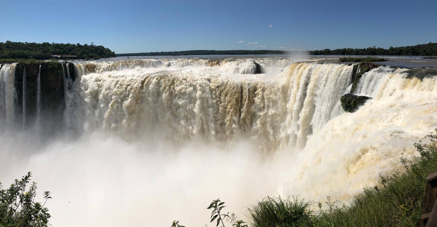 View of Devil's Throat at Argentina Falls