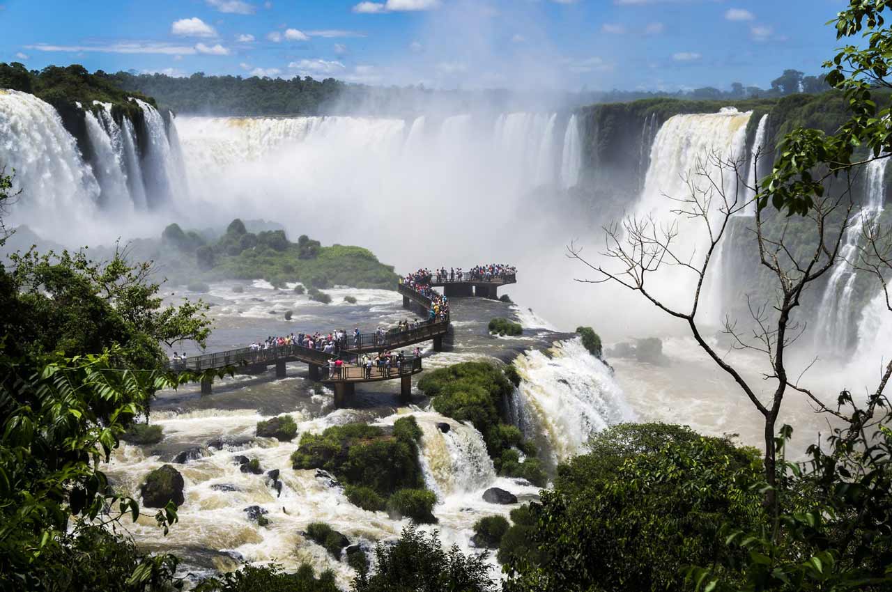 Iguazu Falls in Foz do Iguacu