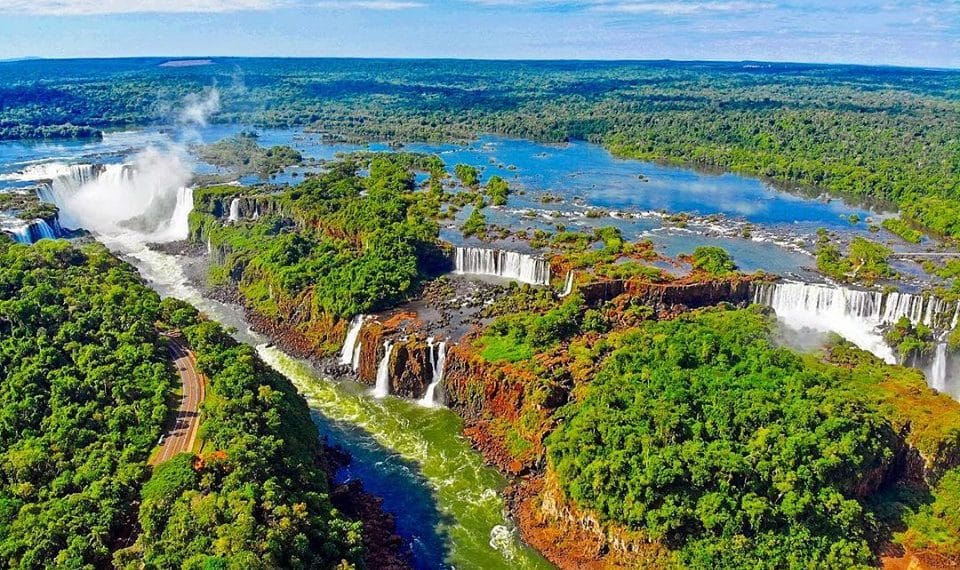 Iguazu National Park seen from above