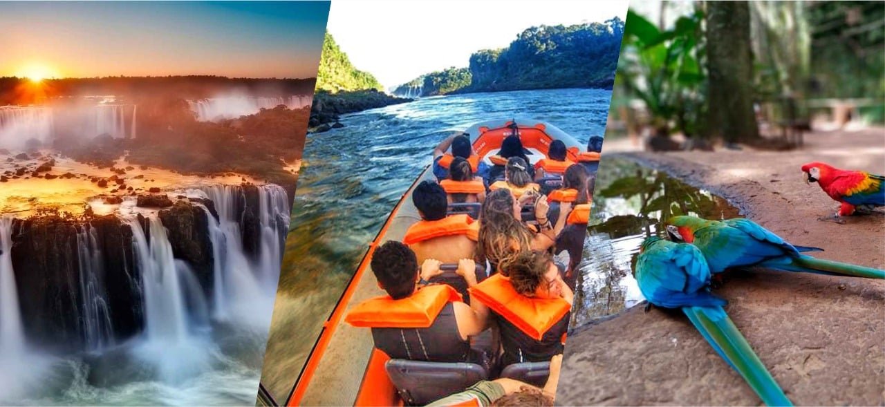 Foz do Iguaçu in 2 days - Cataratas, Macuco and Parque das Aves