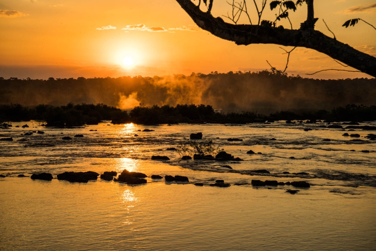 Sunset at Iguazu National Park