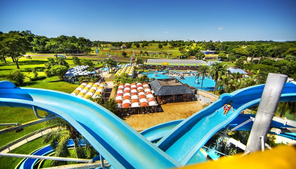 View from above at Foz do Iguaçu Water Park