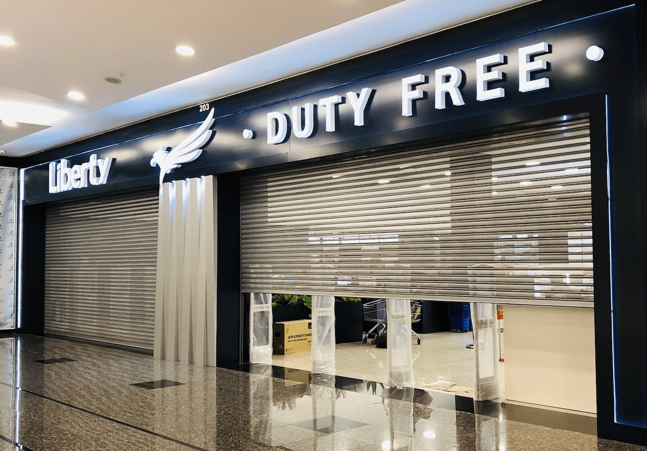 Liberty Duty Free Entrance at Shopping JL in Foz do Iguaçu