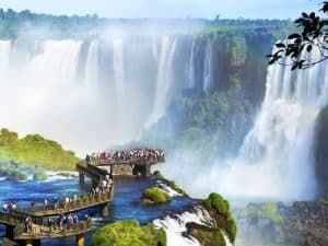Waterfalls in Foz do Iguaçu